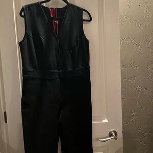 SPANX Black Sleeveless Jumpsuit